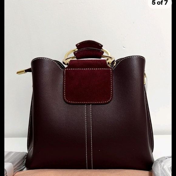 Maroon Shoulder Bag - Picture 5 of 8